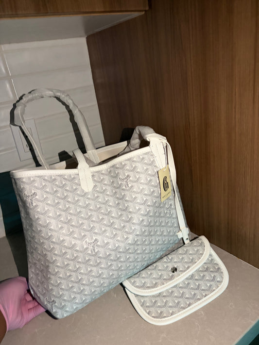 grey goyard bag